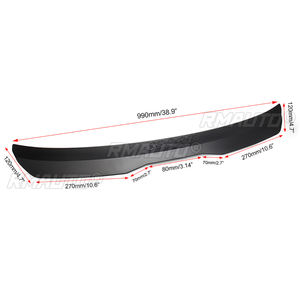 Aileron de toit arrière peint brillant pour VW Golf 7 MK7.5 VII GTI R GTD 2014 2015 2016 2017 2018 2019/pour voiture complète universelle - Product Image 6