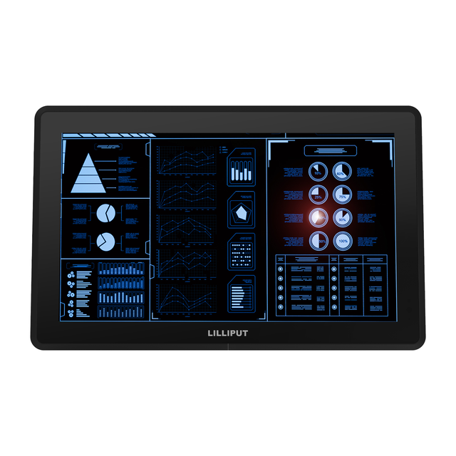 IP65 Waterproof 13.3 Inch Industrial Touch Monitor High Brightness 1000 Nits LCD Display Factory Automation HDMI VGA