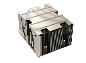 2U máy chủ CPU Cooler cho <span class=keywords><strong>AMD</strong></span> epyc SP5 thụ động làm mát không khí tản nhiệt với 6 đồng Heatpipes nhôm vây Đồng cơ sở - Product Image 3