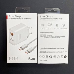 US/EU Socket Fast Charger USB-<b>C</b> Power <b>Adapter</b> A+<b>C</b> Fast Charge 88W USB Wall Charger for Mobile Phone - Product Image 6