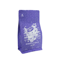 Sacs à café octogonaux en gros avec valve de dégazage, refermables à glissière, haute résistance à l'humidité/à l'oxygène pour les matériaux recyclés, les nouilles, les aliments pour animaux de compagnie