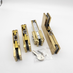 Kensharp Top overpanel khóa lớn L Hợp kim nhôm thép không gỉ vuông bản vá phù hợp phần cứng kẹp cho cửa kính không khung - Product Image 3