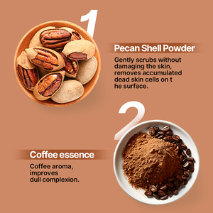 Nguyên liệu cà phê nhãn hiệu riêng, tẩy tế bào chết cà phê bán chạy, sữa dưỡng thể, kem dưỡng thể dạng kem - Product Image 3