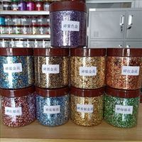 Imitation de feuille d'or unités, flocons de feuille d'or populaire pour décoration artisanale de cosmétiques
