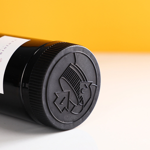 2oz 3oz 6oz 250ml 300ml Bouchon à large ouverture résistant aux enfants Pots à bonbons en plastique noir pour supplément - Product Image 5