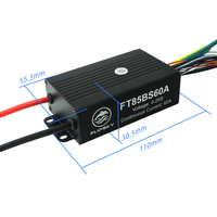 Contrôleur de vitesse ESC Flipsky FT85BS FT85BS60A 50V 72V 75V 84V pour trottinette électrique, skateboard, vélo électrique, robot