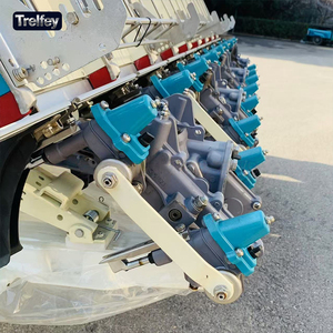 Trapiantatrice di riso professionale a 6 file, stile cavalcabile, velocità di lavoro 1,65 m/s, produttività 0,6 ha/h, macchina agricola durevole - Product Image 2