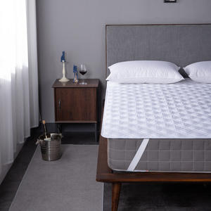 Nouveaux produits à la mode en coton pur blanc matelassé imperméable protège-<span class=keywords><strong>matelas</strong></span> - Product Image 2