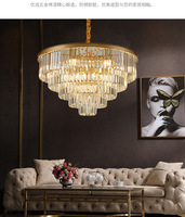Lustre en fer haut de gamme pour hôtel de mariage, éclairage de salle de style nordique de luxe