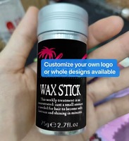 Accessoires pour cheveux Sceau de cire StickPrivate Label Styling Logo personnalisé Bâton de cire Brosse de contrôle des bords pour perruques