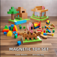 25 ans de fournisseur pour les jouets de sécurité Mine World Magnetic Building Cube Set Strong Magnet My World Magnet Blocks