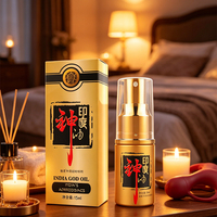 Huile de massage puissante pour hommes Indian God Oil, spray retardateur externe, performance intime longue durée pour hommes