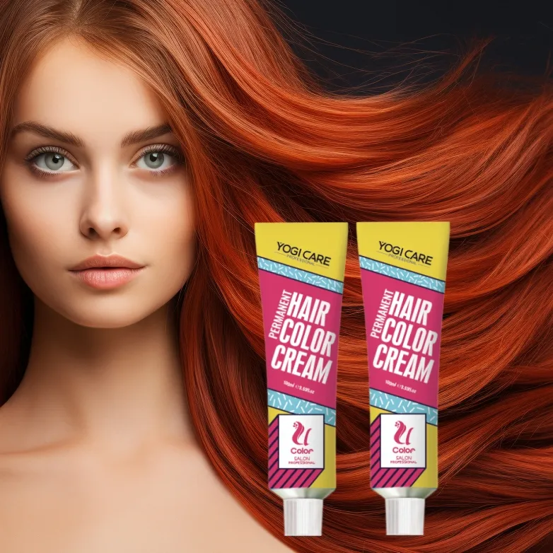 Özelleştirilmiş 100% organik besleyici boya krem amonyak ücretsiz sağlıklı saç boyası