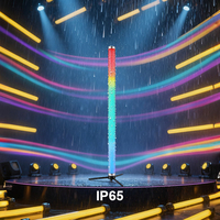 Tube LED Batterie Extérieur IP65 RGB 128*0.25W, Lumière de Scène Étanche DJ DMX512, DMX Sans Fil, Télécommande PIXELTUBE Événement