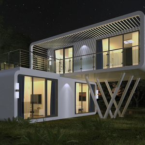 Casa Modular Prefabricada Personalizada de 20 pies/40 pies, Cafetería, Hotel, Oficina, Casa Móvil con Estructura de Acero - Product Image 3
