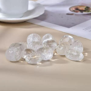 Artisanat en cristal naturel poli, pierres roulées en cristal rose, quartz fumé, pierre de poche, Feng Shui, copeaux d'améthyste, décoration de la maison - Product Image 3