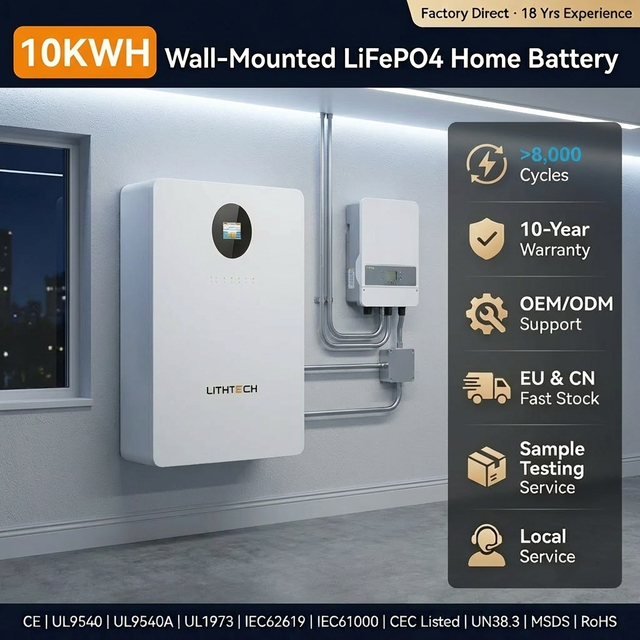 Powerwall 51.2V 100Ah 280Ah Lithium Ion Batteries 5Kwh 15 Kwh 10Kwh Solar Inverter Home Energy Storage 48V 200Ah Lifepo4 Battery