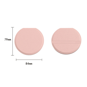 Miroir de voyage pliable compact en cuir PU avec logo personnalisé, miroir de maquillage rond en verre HD pour filles - Product Image 6