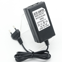 Injecteur IEEE 802.3at 802.3Af 48V 24V 1A passif Rj45POE adaptateur secteur affichage IP Gigabit puissance Ethernet 10/100/1000Mbps 12V DC