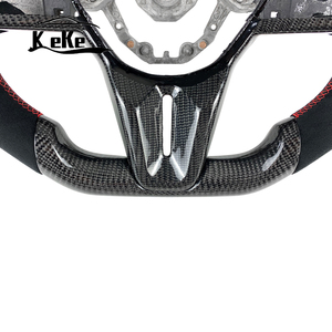 Volante de Fibra de Carbono Negro Perforado para <span class=keywords><strong>Nissan</strong></span> <span class=keywords><strong>GTR</strong></span> R35 <span class=keywords><strong>R</strong></span> <span class=keywords><strong>35</strong></span>, Admite Personalización - Product Image 3