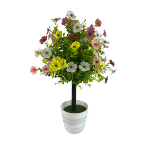 <b>Artificial</b> <b>Flower</b> Ball 50cm Plastic Handmade Indoor Decor Floor Inserted Plant Potted Ornament - Product Image 5