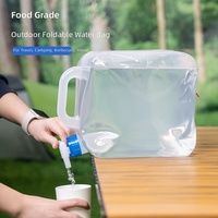Seau à eau pliable professionnel de 5 à 20 L avec robinet, conteneur pliable en LDPE pour le camping, les activités de plein air et les situations d'urgence - Vente en gros d'usine