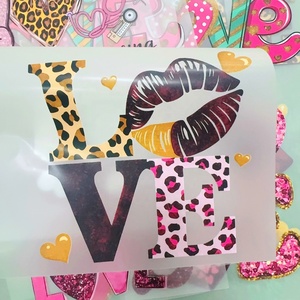 Estampado por Transferencia Térmica con Diseño <span class=keywords><strong>de</strong></span> Corazones Ugh para el Día <span class=keywords><strong>de</strong></span> San Valentín, para Niñas y Niños, Listo para Prensado en Camisetas, Sudaderas con Capucha y Suéteres - Product Image 5
