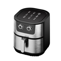 Four à friture sans huile moderne en acier inoxydable, résistant à la chaleur, 8,8 L, pour la cuisson domestique, écologique et facile à nettoyer