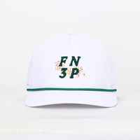 BSCI topi bisbol 5 Panel kustom tahan air Laser lubang 3D desain cetak bunga untuk Olahraga & penggunaan luar ruangan