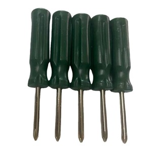 Jeu de tournevis Phillips miniatures verts, 45 pièces, en acier nickelé, outils de réparation DIY - Product Image 1