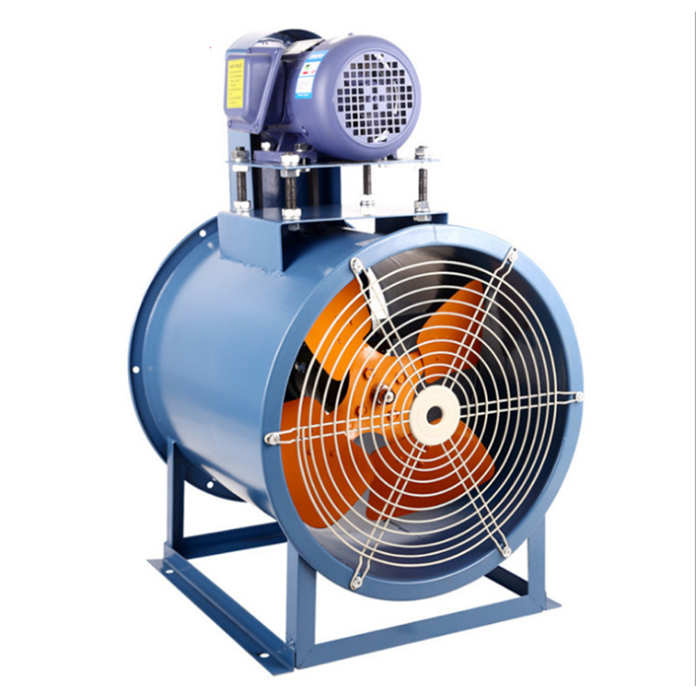 T40/KT40 Industriale condotti ventilatore a flusso assiale uso per lo scarico ad alta temperatura o umidità a prova di gas con trasmissione a cinghia