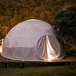 Tenda a Cupola Glamping da 6M in PVC e 8M di Diametro, Impermeabile, con Isolamento in Cotone e Struttura in Acciaio per Campeggio e Resort all'Aperto - Product Image 6