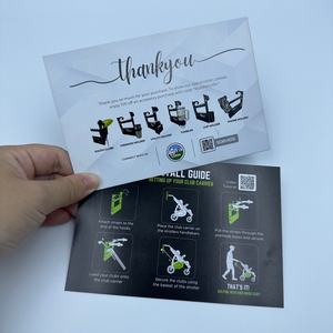 Custom Lovely China 300X200mm 400gsm Corrugated Paper Navy Blue <strong>Graceful</strong> Designs Women Quilt Greeting Thank You Cards Hollograph - Product Image 4