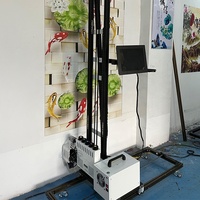 Mesin Pengecat Dinding Vertikal Mesin Pencetak Dinding Luar Ruangan dan Dalam Ruangan Presisi HD Printer Dinding Latar Belakang TV 3D
