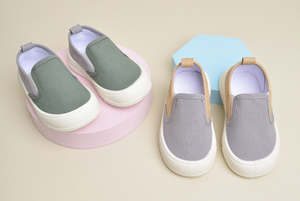 EDUBA Nouveauté Chaussures plates décontractées en <span class=keywords><strong>toile</strong></span> antidérapantes à enfiler pour enfants, baskets de sport pour garçons et filles - Product Image 6