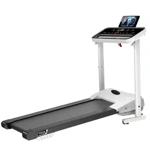 Schermo LCD uso domestico tapis roulant pieghevole 2.0HP macchina da passeggio e da corsa per esercizi Cardio