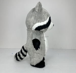Funtoys Walking Raccoon disfraces para publicidad comercial rendimiento trajes fiesta Cosplay inflable peludo Animal oso mascota - Product Image 4