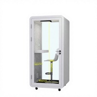 Cabine de réunion modulaire insonorisée EKINTOP, cabine de bureau portable pour les entretiens et les diffusions