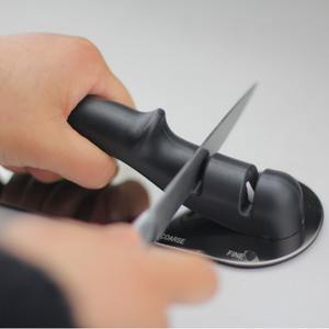 Stainless Steel <b>Knife</b> <b>Sharpener</b> With Base Plate Tungsten Carbide Ceramic Dual Stage Kitchen Gadget For Stainless Steel <b>Knives</b> - Product Image 3