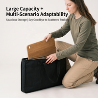 Sac de rangement extérieur Areffa pour le camping, organisateur d'accessoires durable en tissu Oxford, sac de pique-nique, équipement de camping, grande capacité, résistant à l'usure