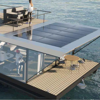Maison d'eau de luxe, modulaire, Mobile, Yacht, Design, petit bateau, hôtel, maison, bateau solaire, bateau, maisons flottantes