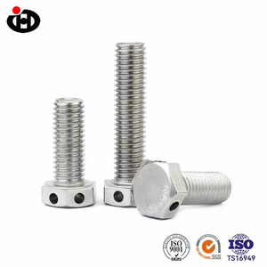 Boulon hexagonal en acier inoxydable 304 avec trou de sécurité <span class=keywords><strong>Vis</strong></span> à tête perforée GB32.1 Système métrique - Product Image 5