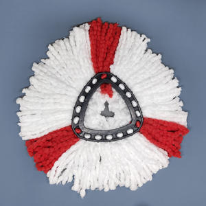 Remplacement de tête de vadrouille réutilisable 360 Spin pour Viledas Easy Wring Remplacement <span class=keywords><strong>Triangulaire</strong></span> Tampons de vadrouille humide Recharge de vadrouille en microfibre - Product Image 2