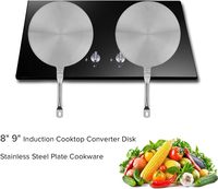 Plaque adaptateur diffuseur en aluminium écologique pour cuisinière à induction, pour ustensiles de cuisine