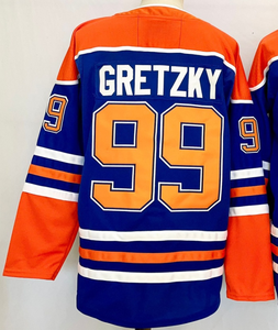 Maillots de hockey sur glace en gros : <span class=keywords><strong>Connor</strong></span> McDavid, Leon Draisaitl, Wayne Gretzky, Stuart Skinner – Broderie complète - Product Image 4
