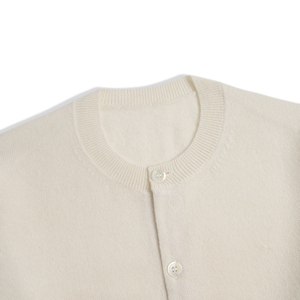 Townkana 100% cárdigan clásico de <span class=keywords><strong>lana</strong></span> suéter de <span class=keywords><strong>lana</strong></span> con botones de punto de cuello redondo informal para <span class=keywords><strong>mujer</strong></span> - Product Image 2
