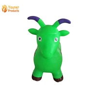 Jouet animal sauteur BSCI Factory Directly Jumping Animal Toy Hoper Goat Bouncer, jouets animaux pour enfants