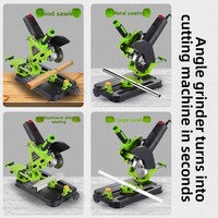 Support télescopique pour meuleuse d'angle, support fixe multifonctionnel pour petite machine de découpe modifiée, vente en gros