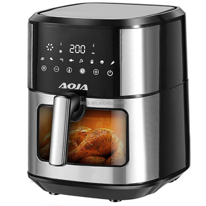 Friteuse à air numérique AOJA en acier inoxydable visible de 7,5 L, grande capacité, sans huile, four à air intelligent pour la maison, 1700 W, 8 menus prédéfinis - Product Image 3