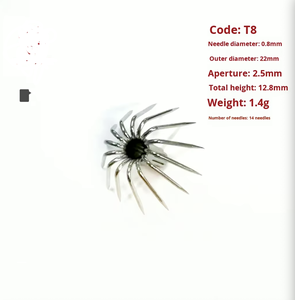 Nhà Máy Cung Cấp Trực Tiếp Lớn Phẳng Dưới Overturned Móc T6 T7 T8 Thép Không Gỉ Tôm Mực Ô Móc Cho Biển Bãi Biển - Product Image 5